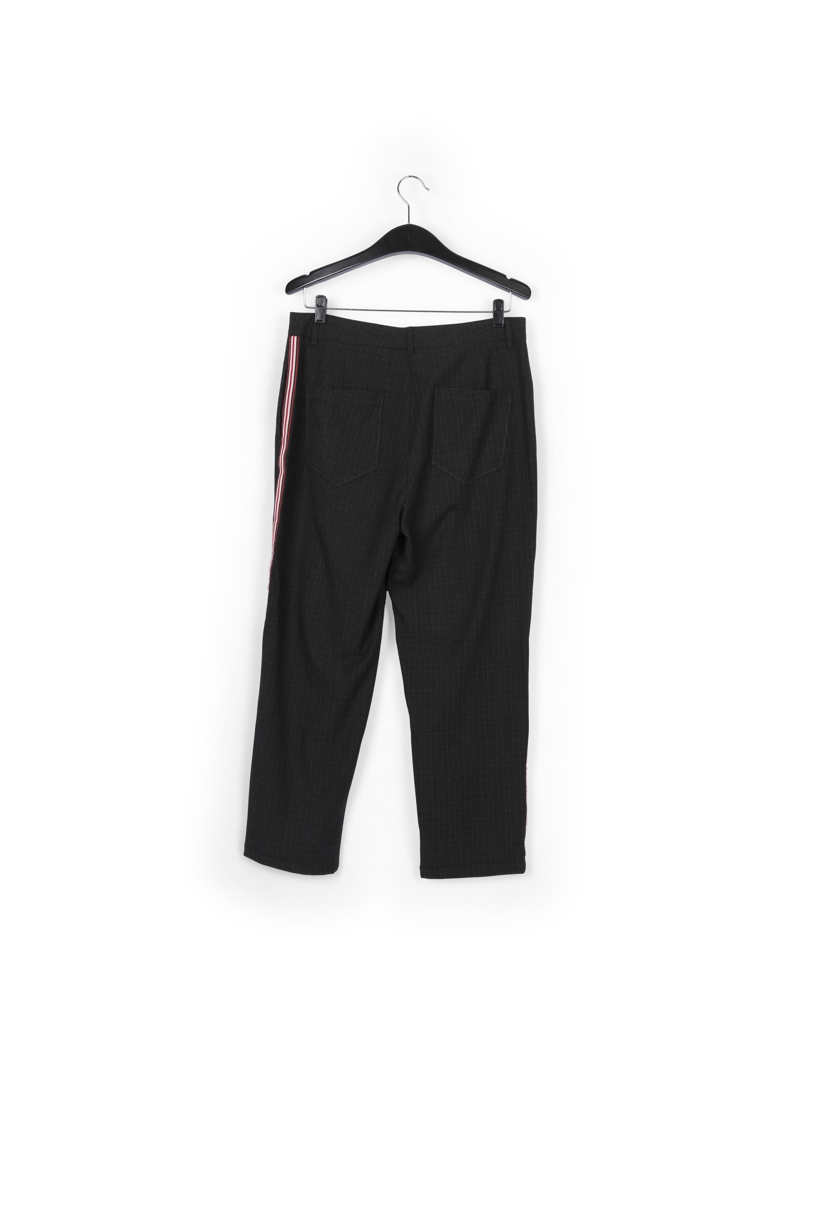 Pantalon gris foncé à carreaux RE—SSENTIEL | Essentiel second hand