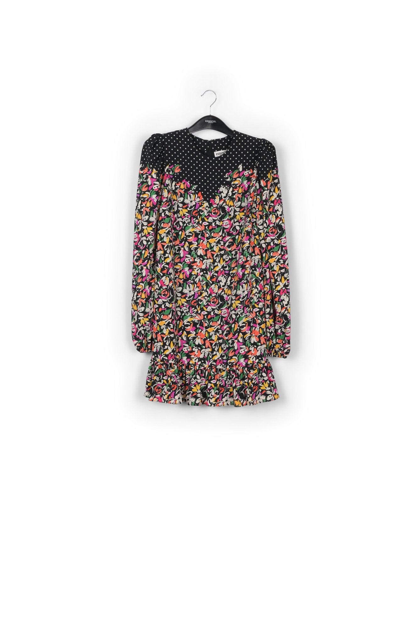 Colorful floral and polka-dot mixed-print dress RE—SSENTIEL | Essentiel second hand