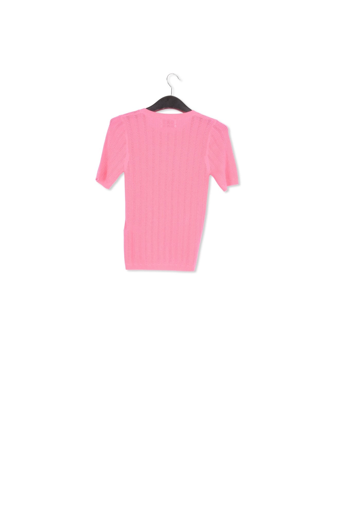 Top en pointelle rose RE—SSENTIEL | Essentiel second hand