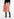 Stripe and red floral print A-line skirt Faume - seconde main