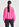Roze bomberjack met faux fur Faume - seconde main