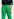 Green loose-fit denim pants Faume - seconde main