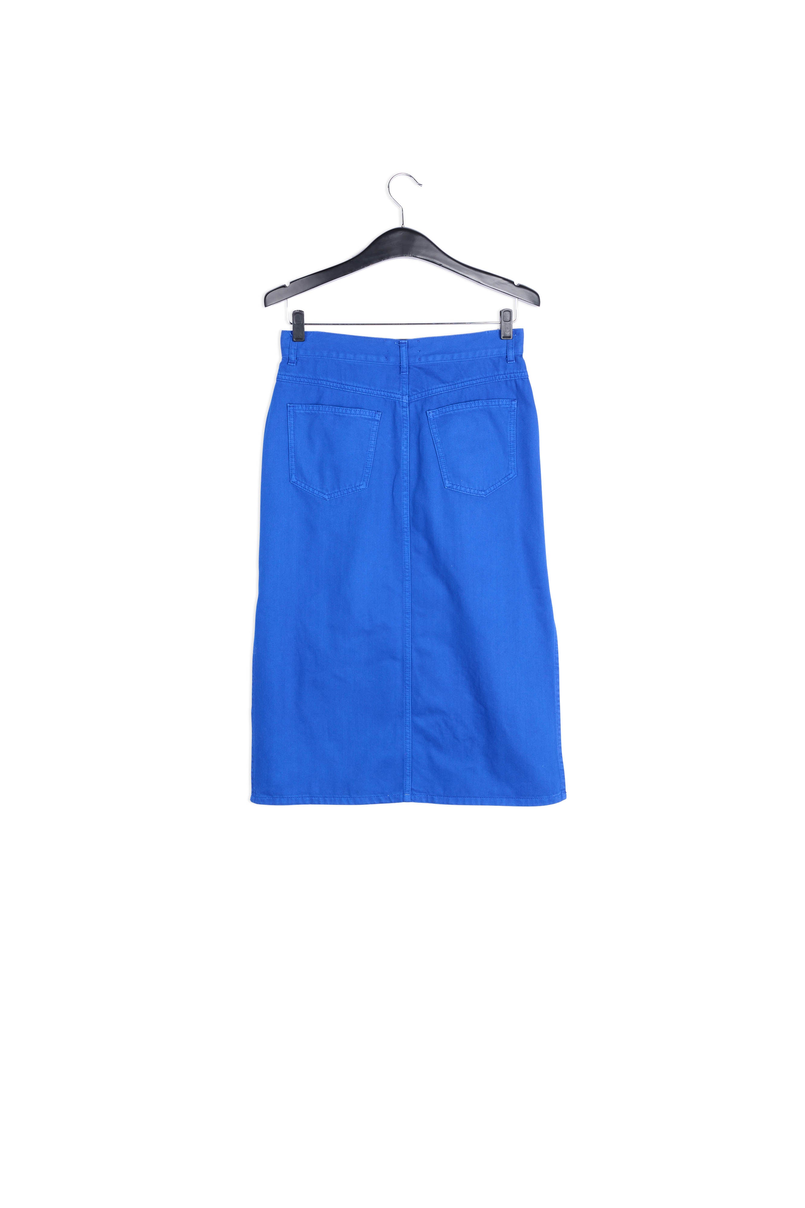 Blue high-waisted pencil skirt RE—SSENTIEL | Essentiel second hand