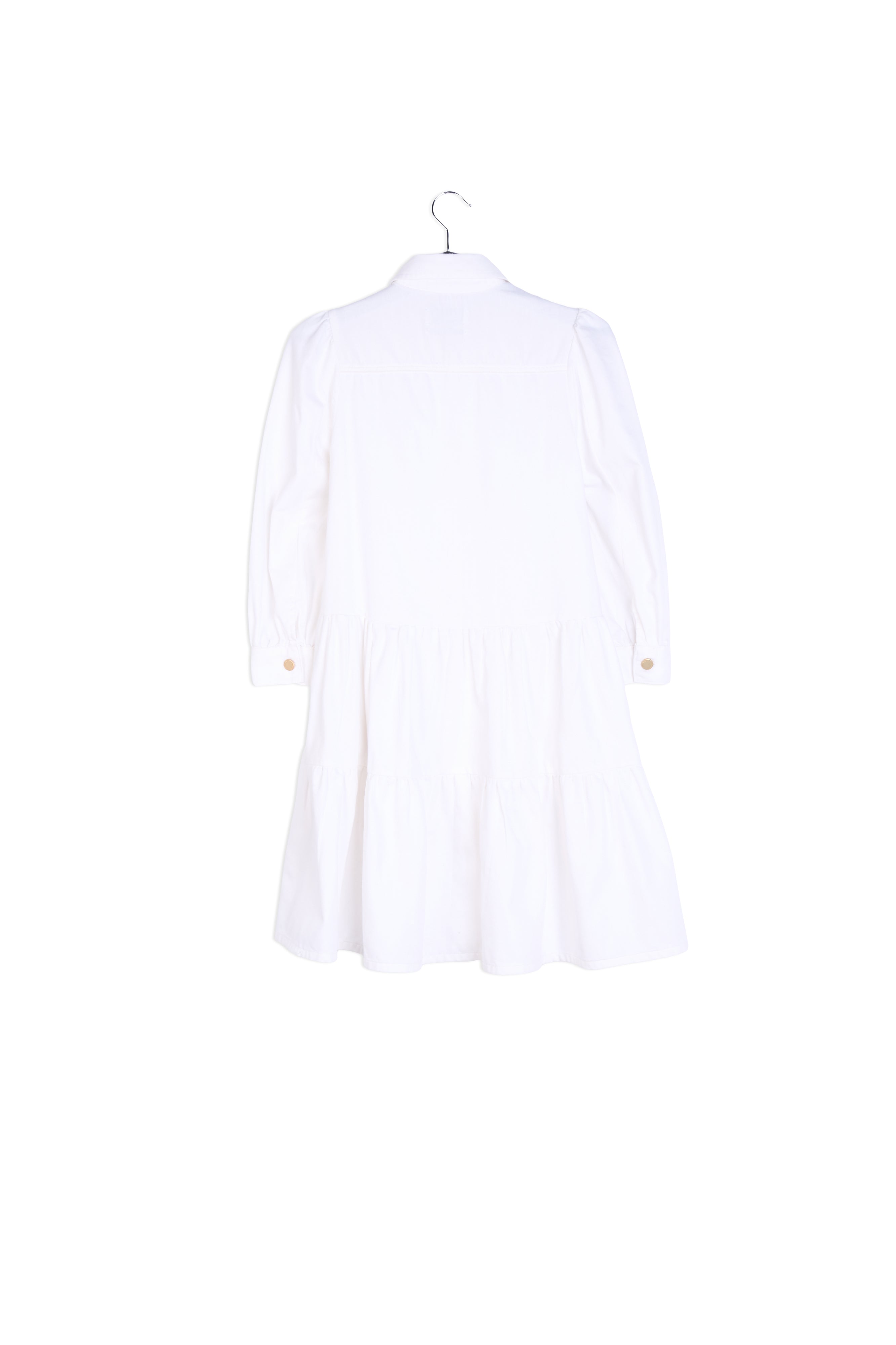 White denim A-line mini dress RE—SSENTIEL | Essentiel second hand