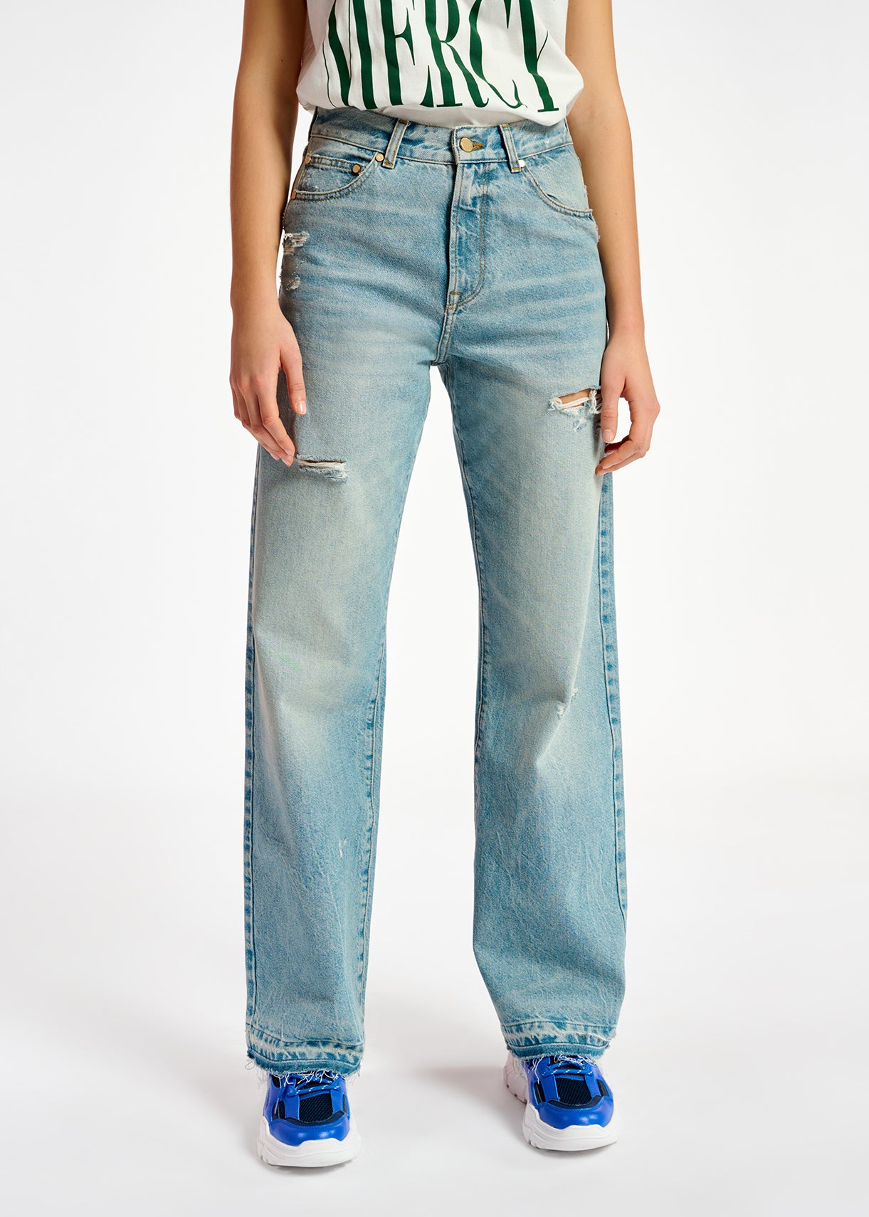 Jean boyfriend bleu RE—SSENTIEL | Essentiel second hand