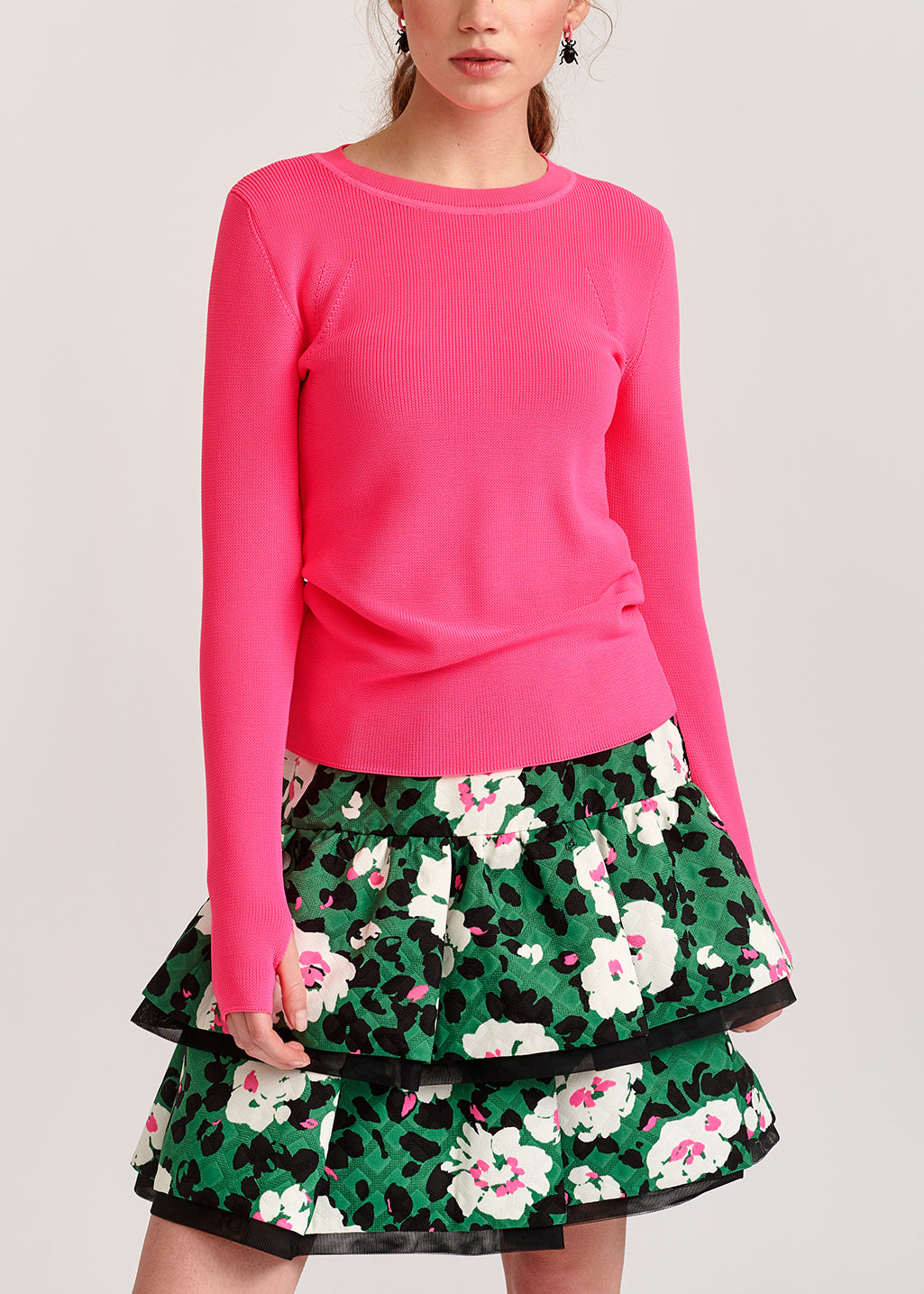 Neon pink sweater RE—SSENTIEL | Essentiel second hand