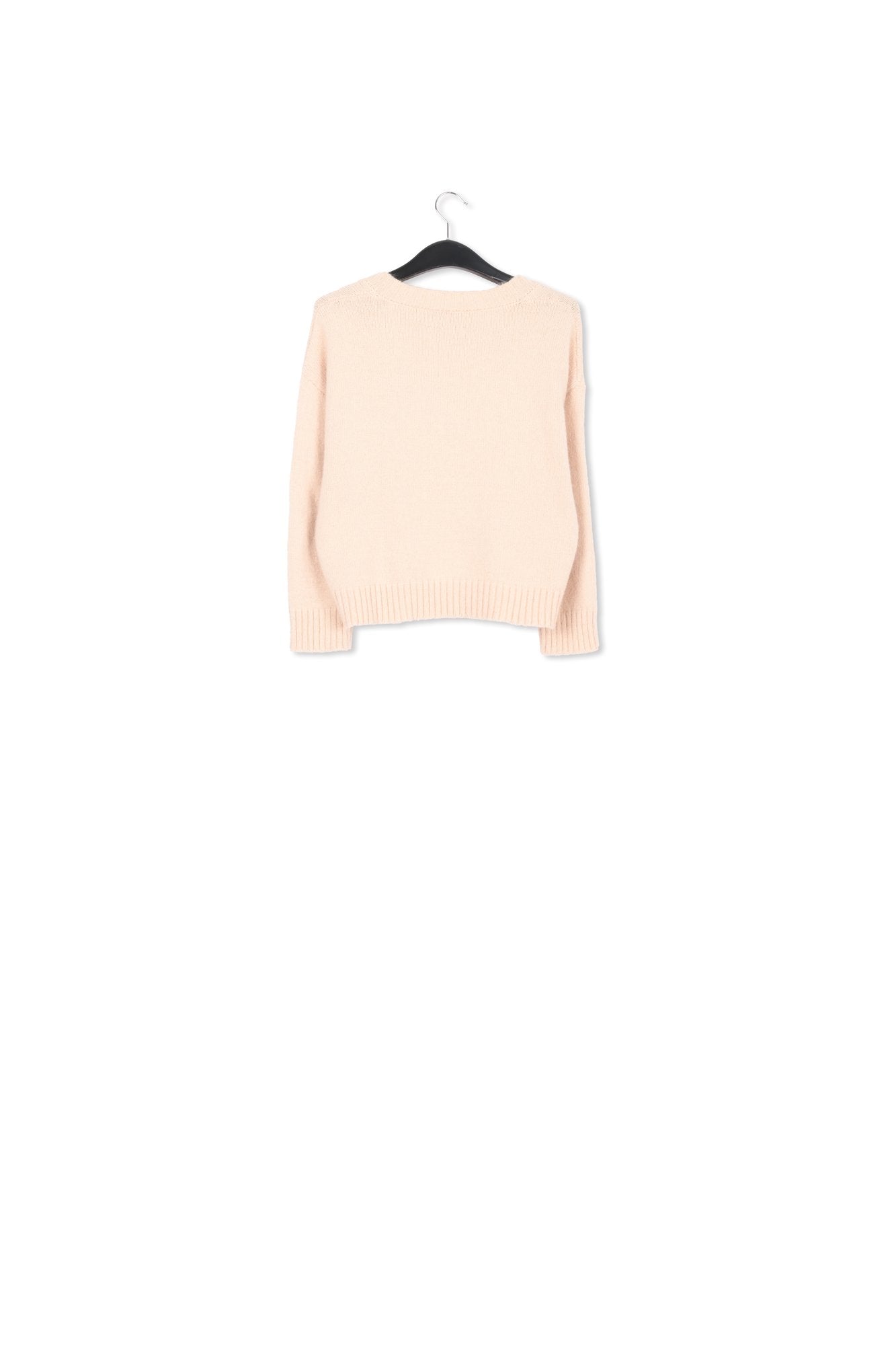 Pull blanc cassé en tricot coupe carrée RE—SSENTIEL | Essentiel second hand