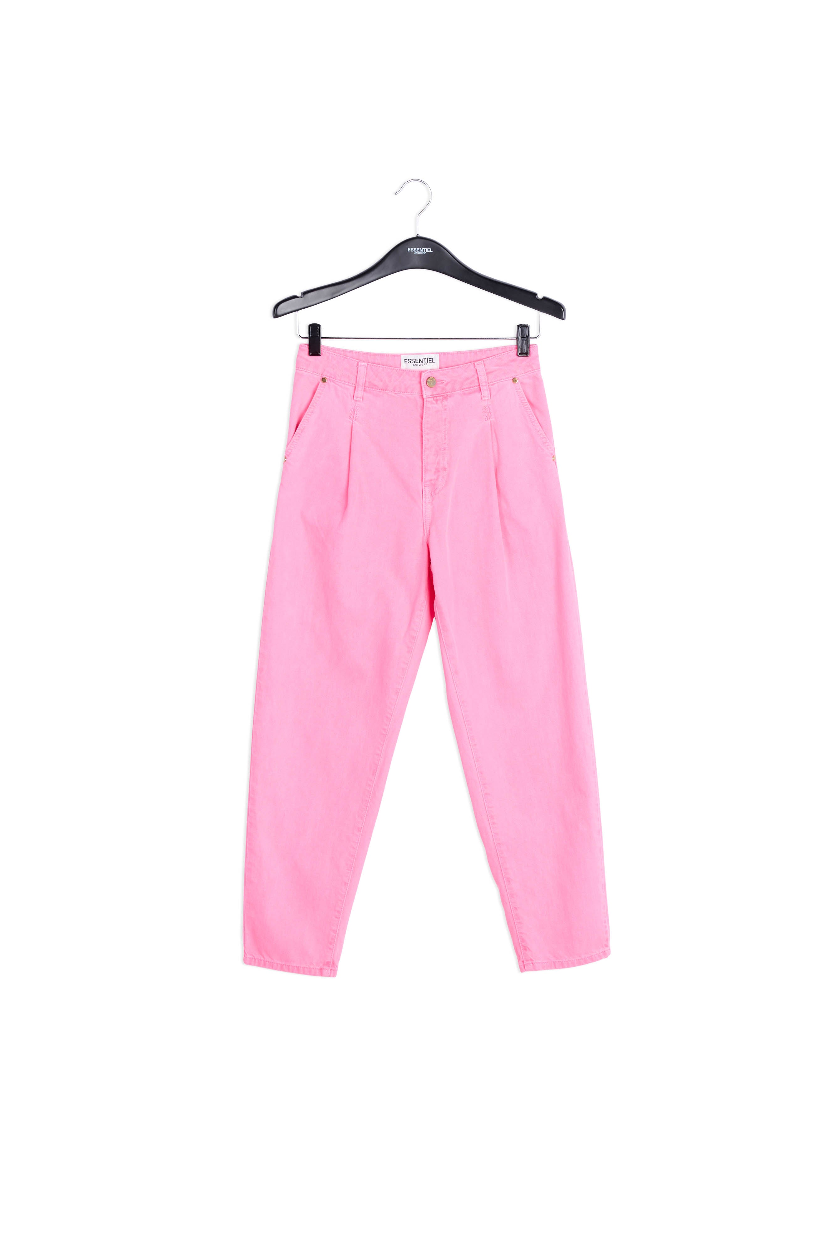 Jean rose fluo à taille haute RE—SSENTIEL | Essentiel second hand