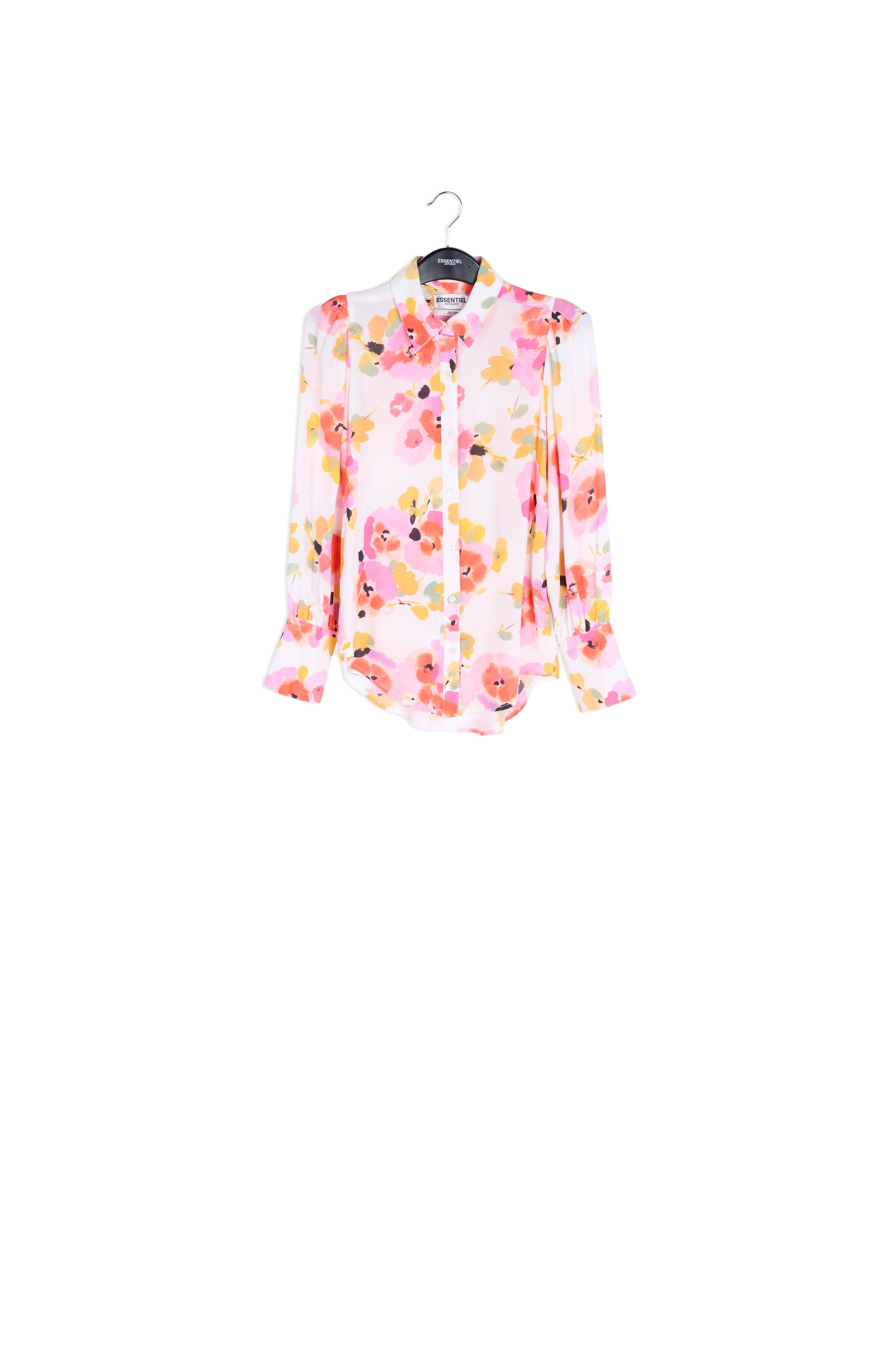 Off-white floral-print shirt RE—SSENTIEL | Essentiel second hand