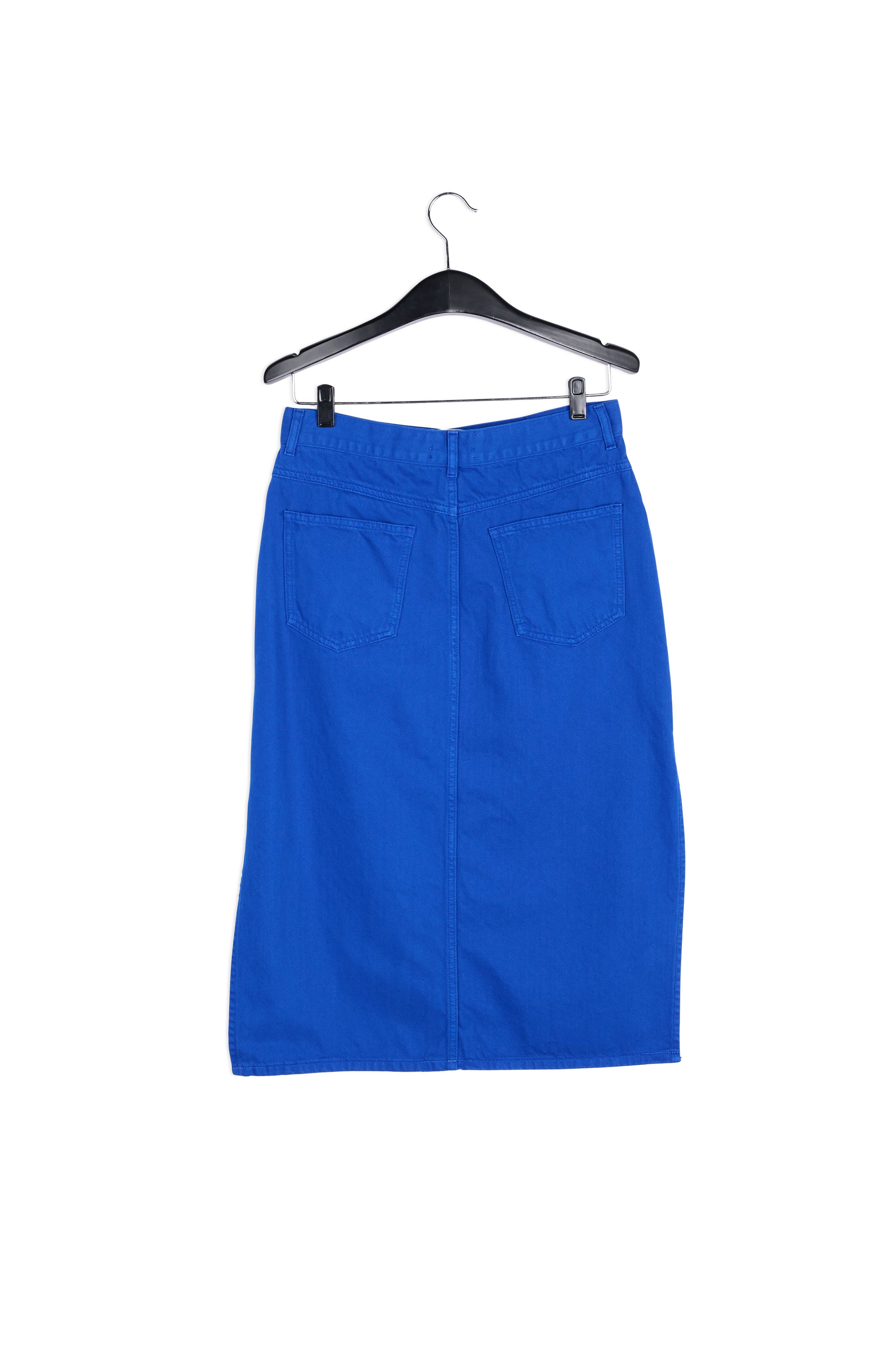 Blue high-waisted pencil skirt RE—SSENTIEL | Essentiel second hand