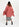 Rood, gebroken wit en zwart geruit oversized hemd Faume - seconde main