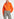 Bright orange denim jacket Faume - seconde main