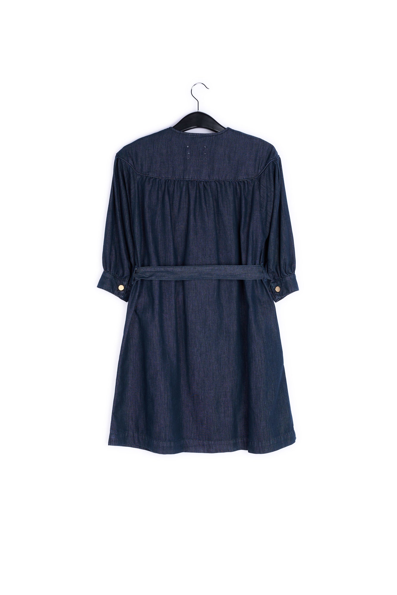 Dark blue denim mini dress RE—SSENTIEL | Essentiel second hand