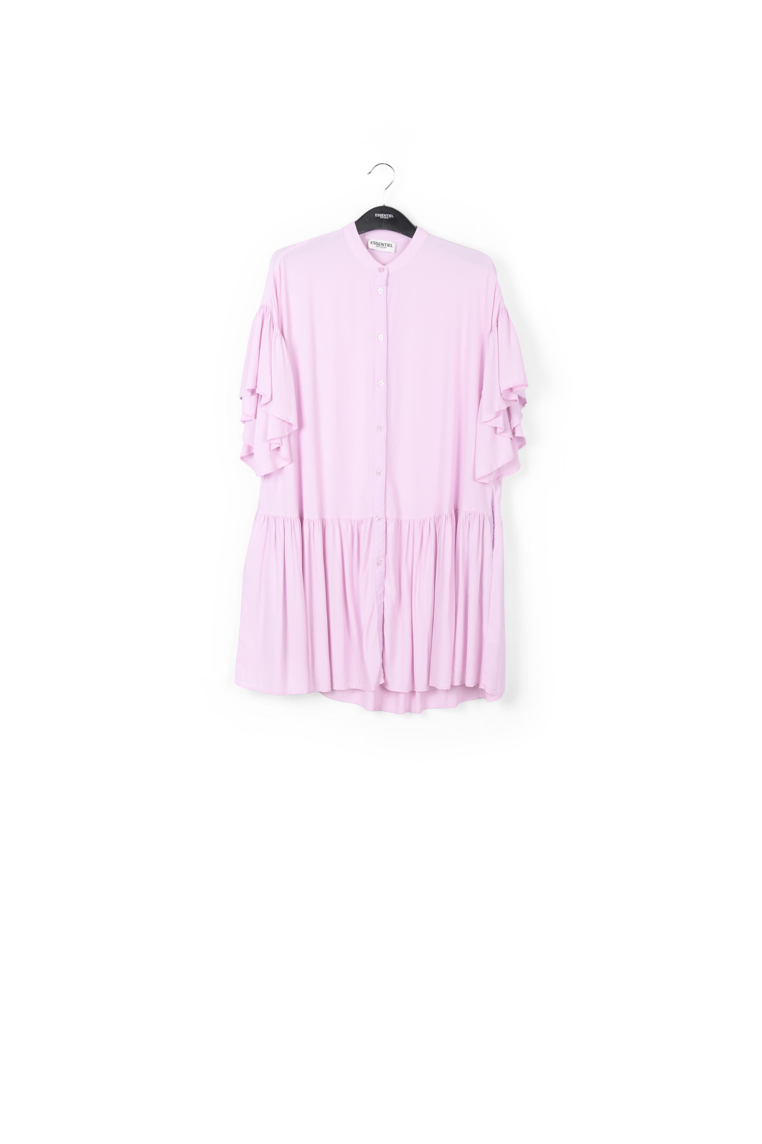 Mini robe lilas à manches volantées RE—SSENTIEL | Essentiel second hand