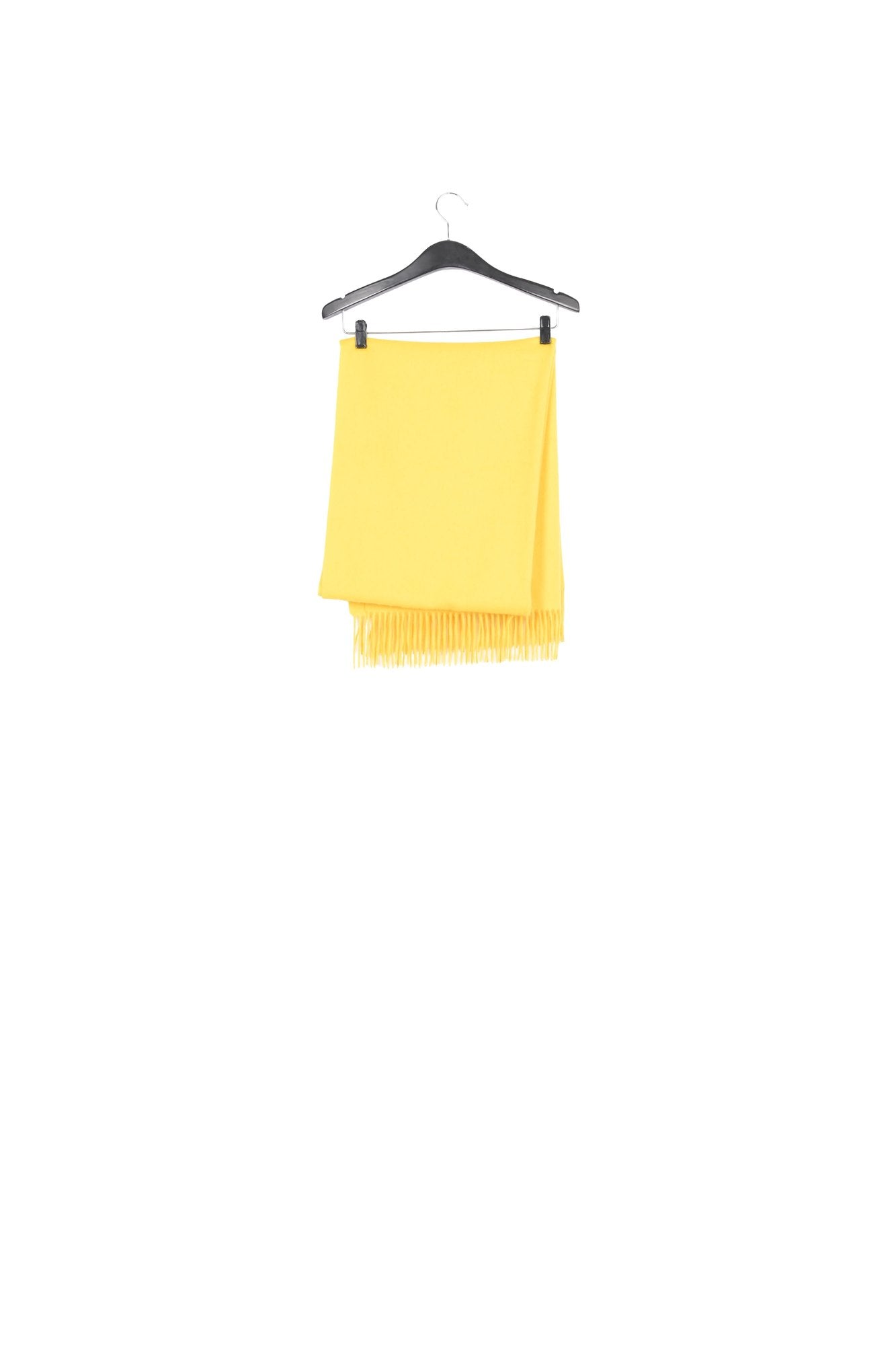 Yellow oversized wool scarf RE—SSENTIEL | Essentiel second hand