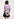 Purple, mint green and beige striped knit sweater Faume - seconde main