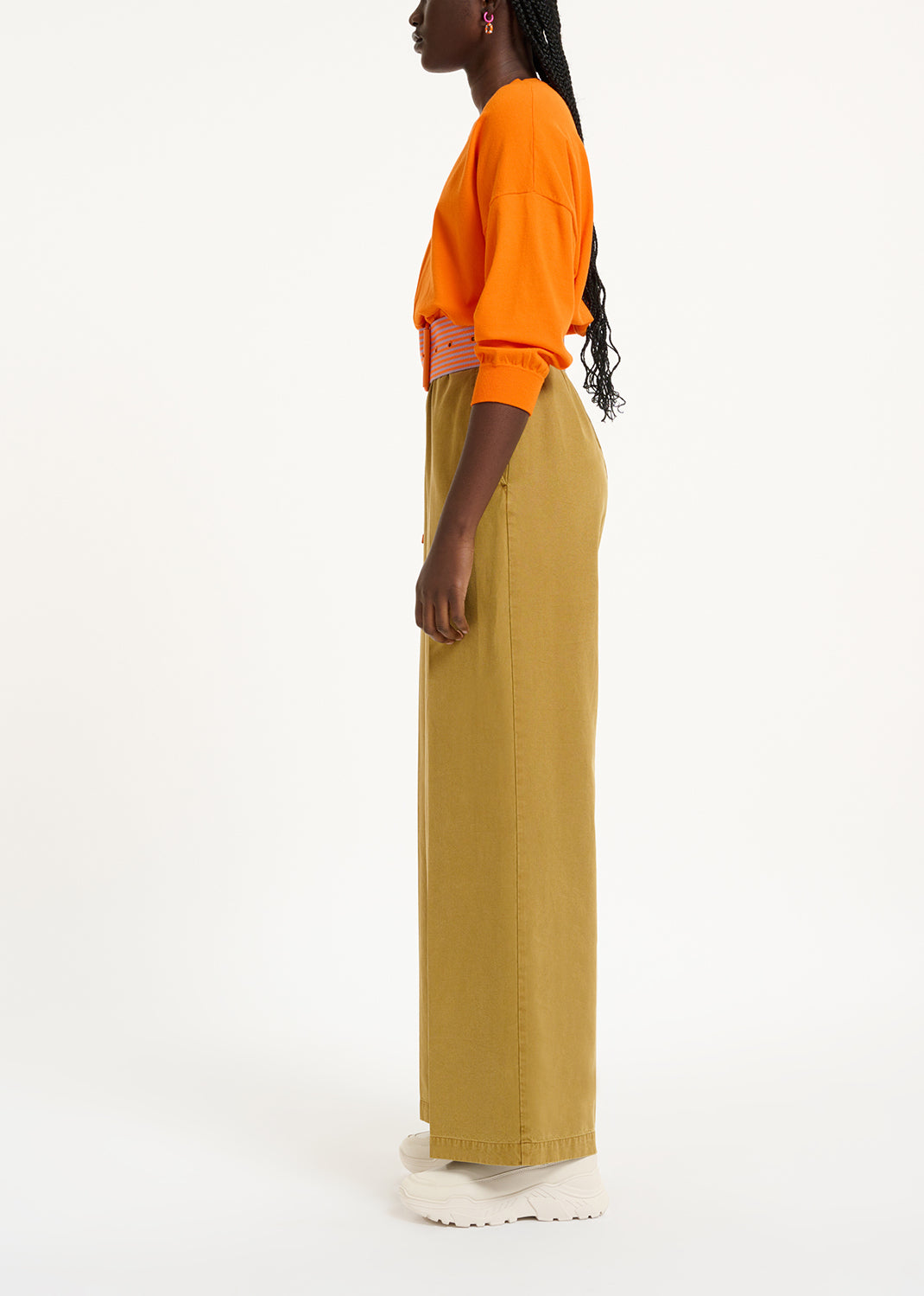 Pull orange à taille cintrée RE—SSENTIEL | Essentiel second hand