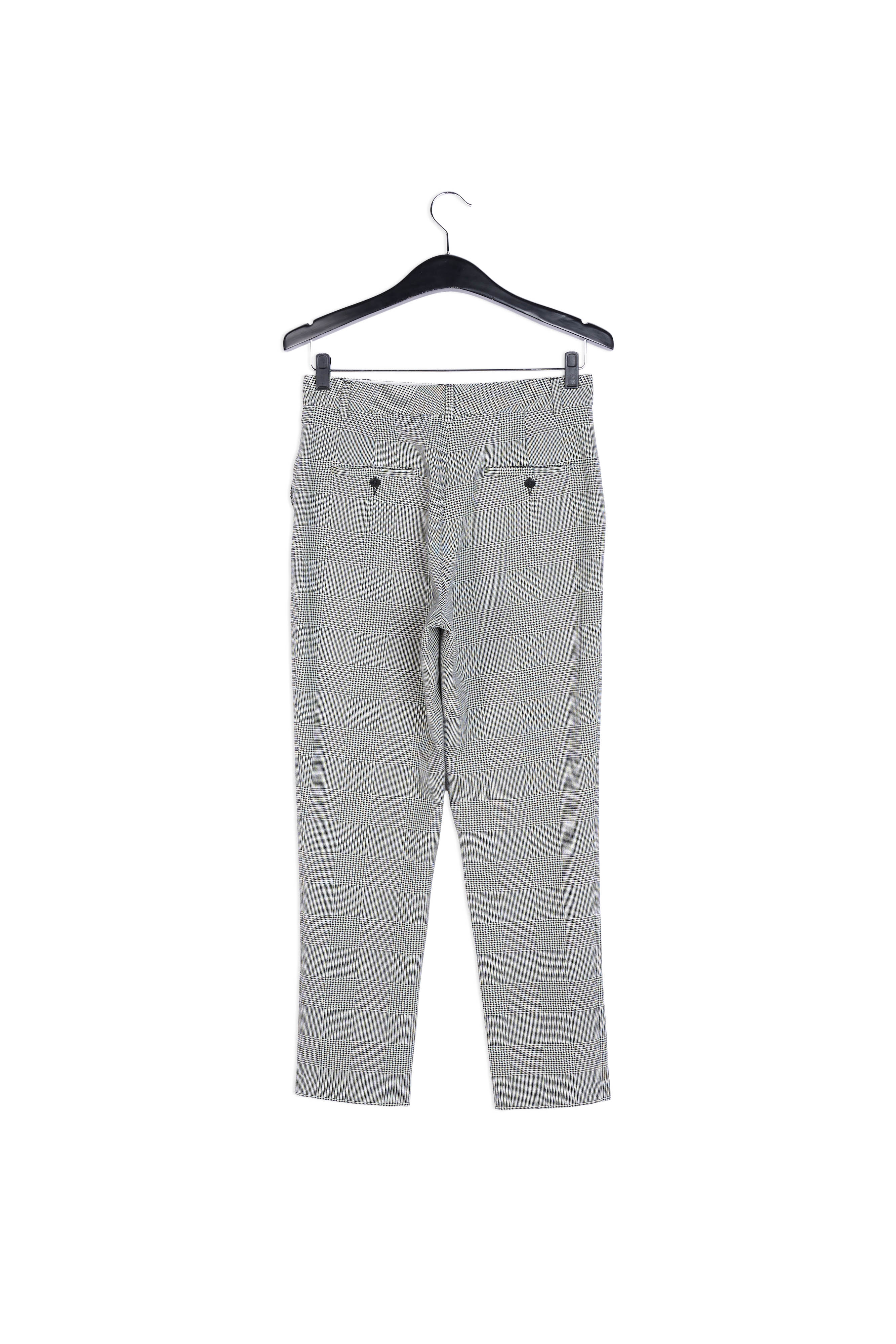 Black and white checked pants RE—SSENTIEL | Essentiel second hand