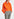 Bright orange denim jacket Faume - seconde main
