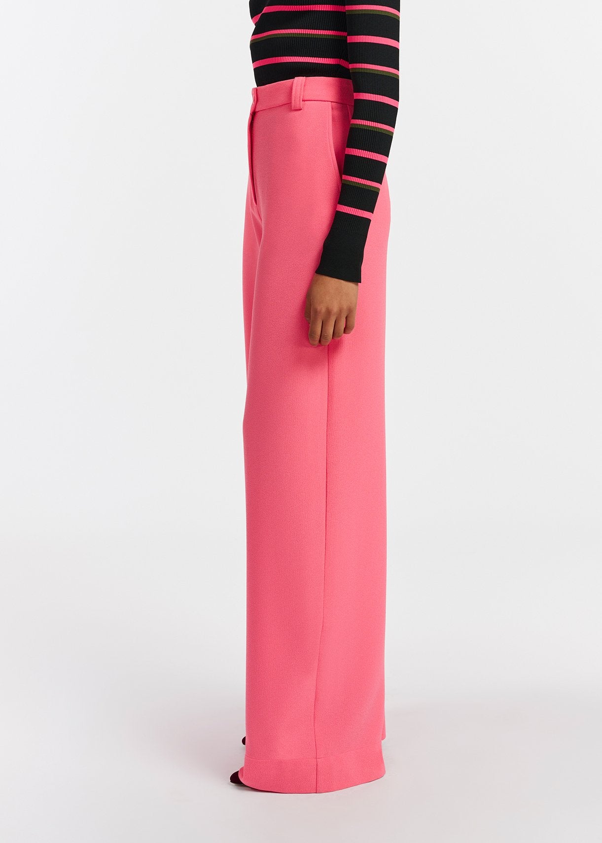 Pink wide-leg pants RE—SSENTIEL | Essentiel second hand