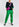 Groene jeansbroek met wijde snit Faume - seconde main