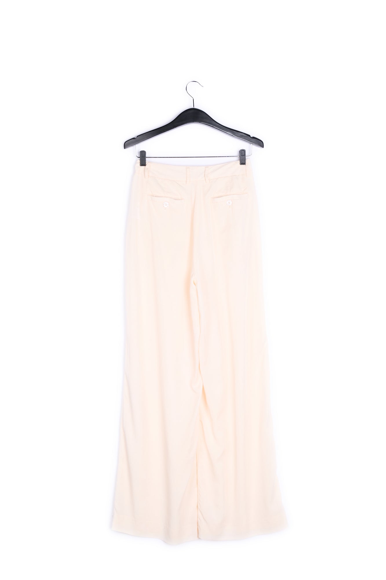 Off-white wide leg pants RE—SSENTIEL | Essentiel second hand