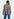 Dark blue loose-fit floral shirt Faume - seconde main