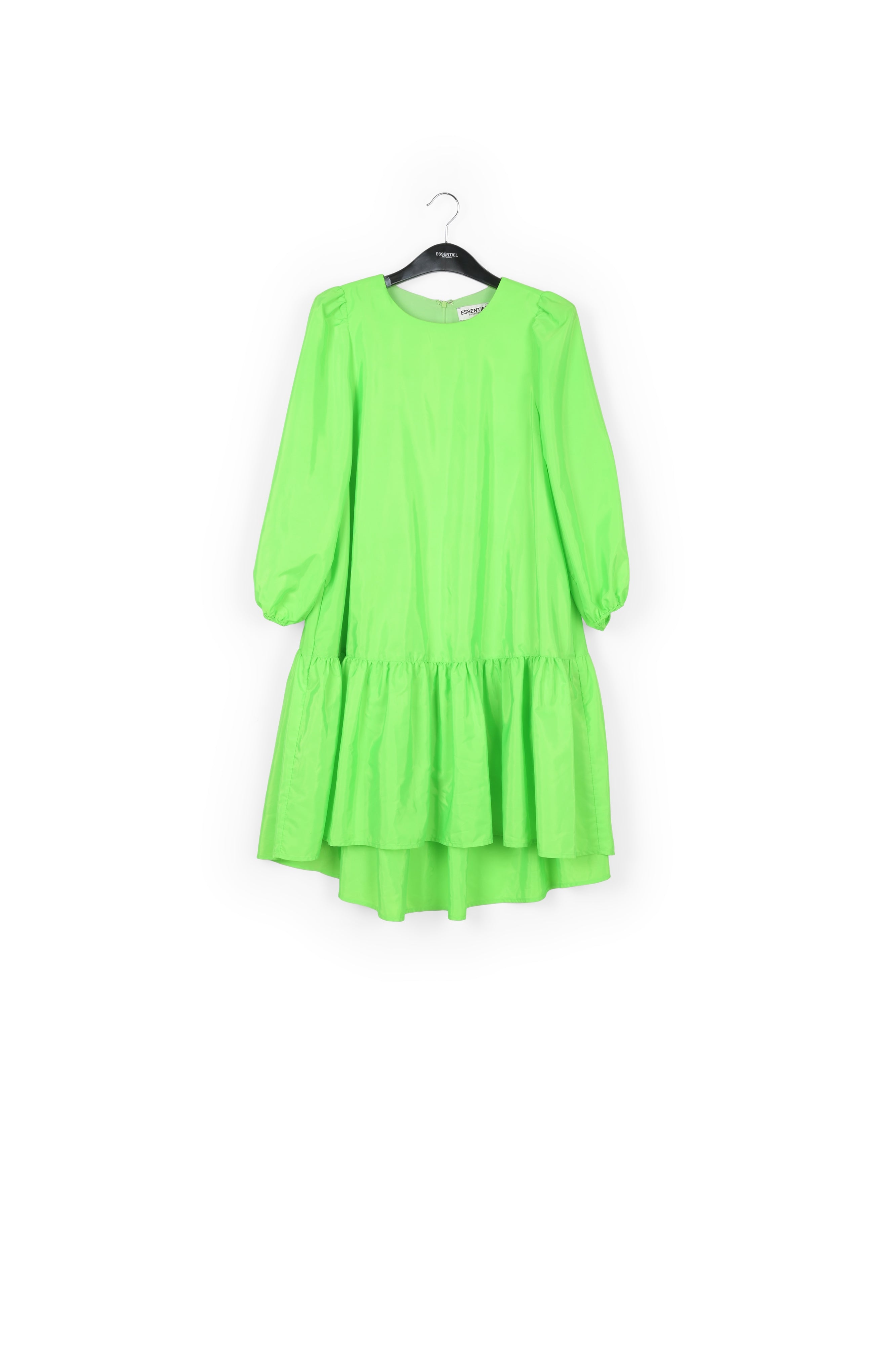 Neon green oversized mini dress RE—SSENTIEL | Essentiel second hand