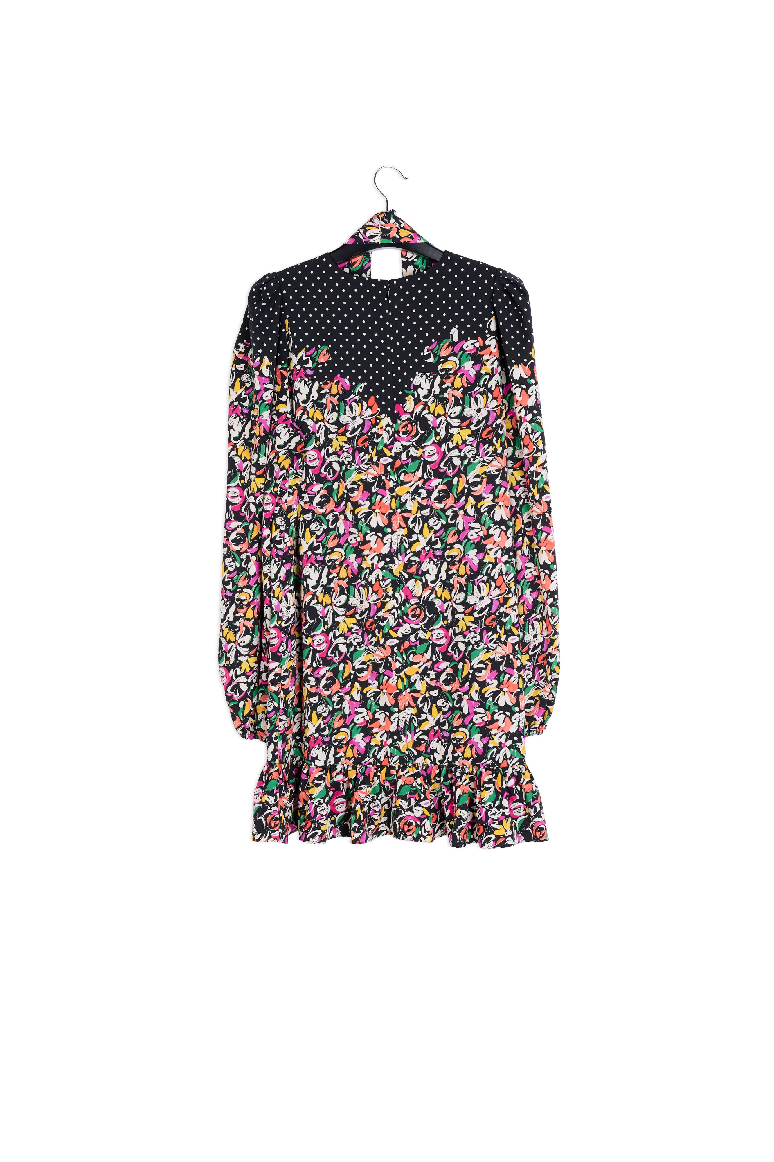 Colorful floral and polka-dot mixed-print dress RE—SSENTIEL | Essentiel second hand
