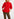 Top rouge à manches bouffantes Faume - seconde main