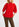 Top rouge à manches bouffantes Faume - seconde main