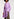 Lilac relaxed-fit shirt dress with plissé backside Faume - seconde main