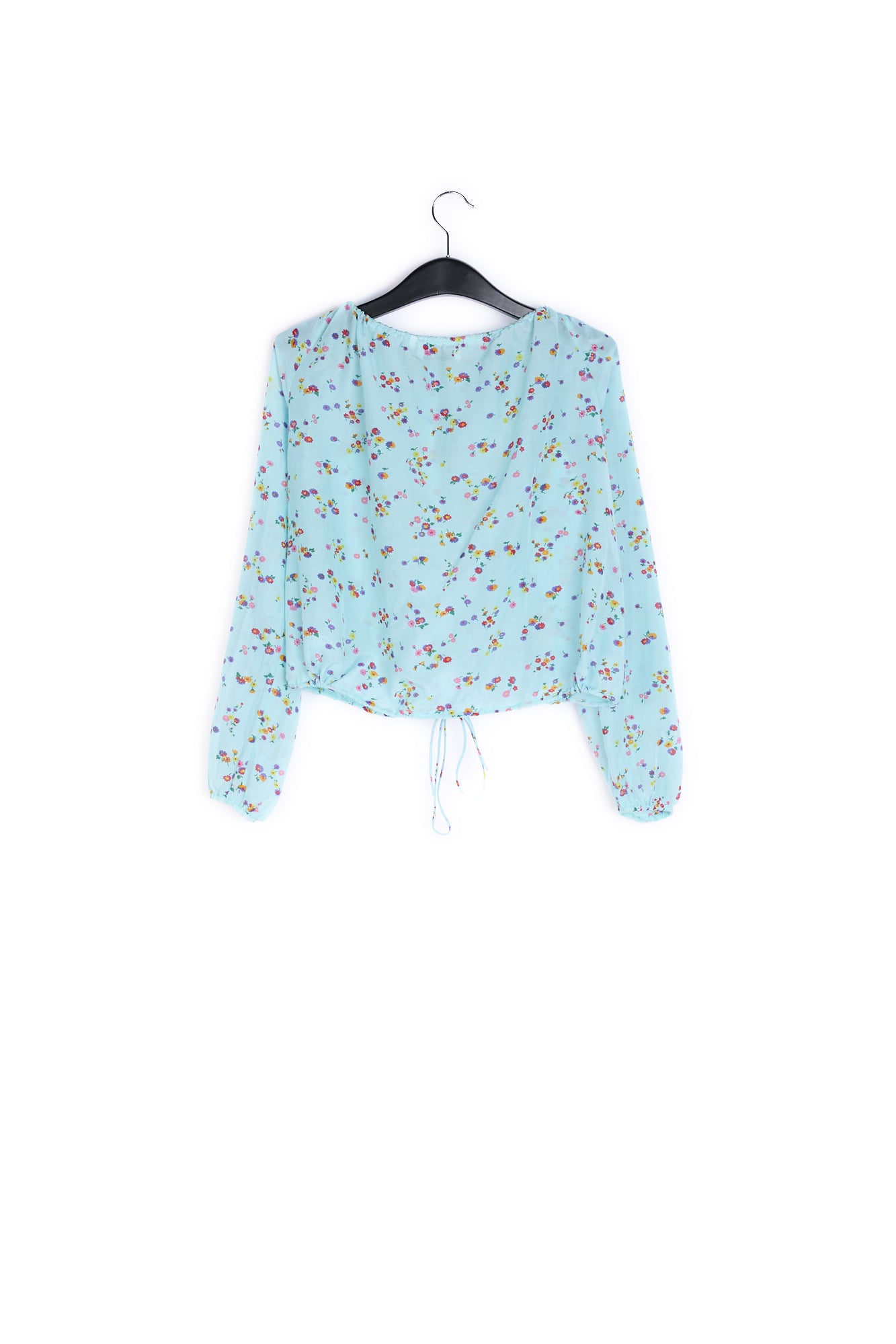 Light blue floral blouse RE—SSENTIEL | Essentiel second hand