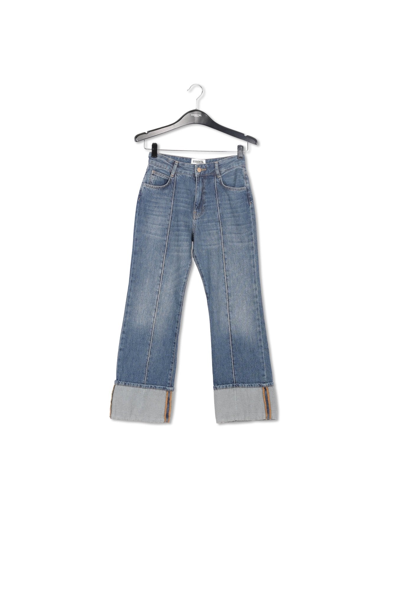 Jean kick flare bleu à  revers RE—SSENTIEL | Essentiel second hand