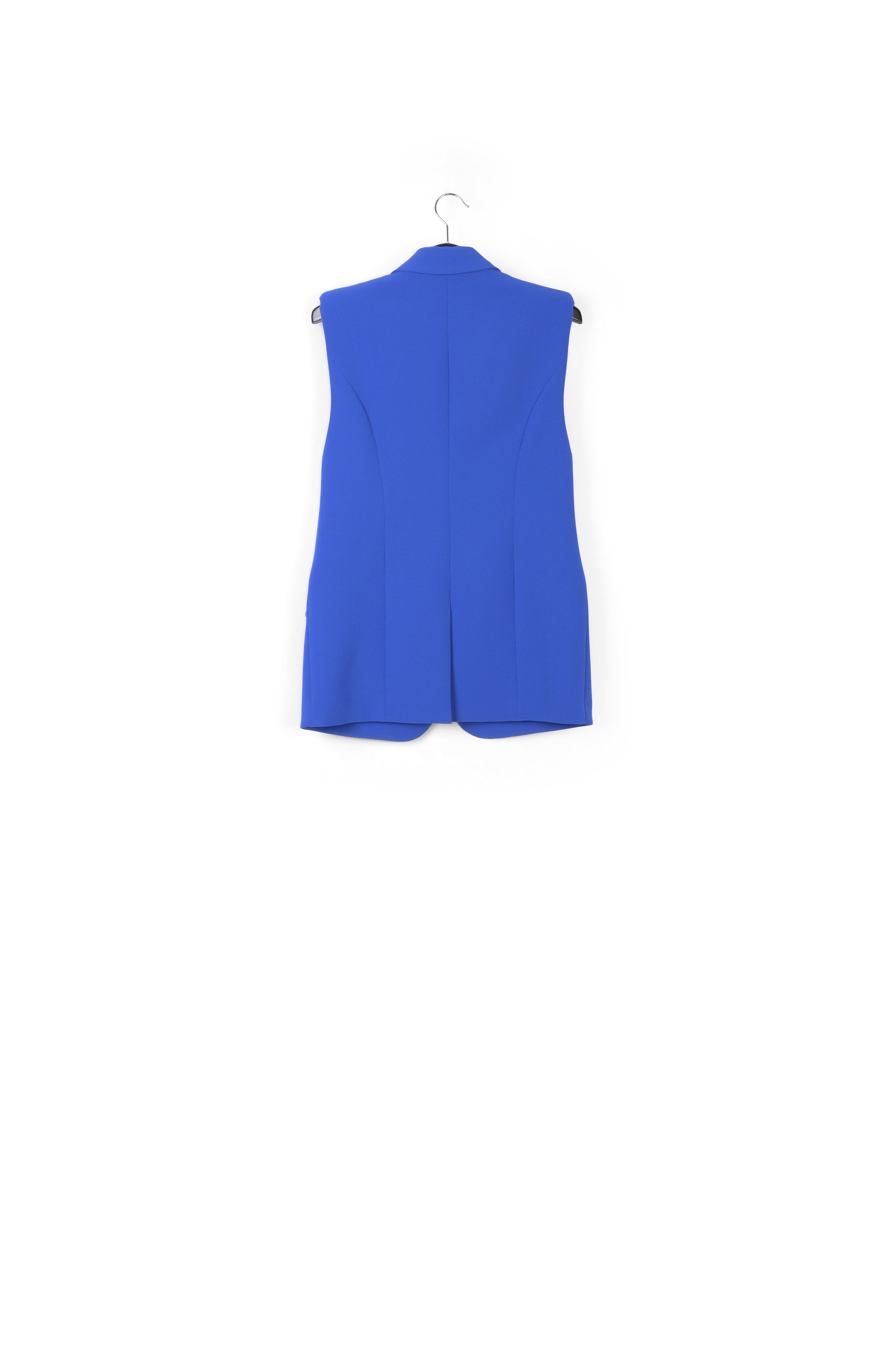 Blue sleeveless blazer RE—SSENTIEL | Essentiel second hand