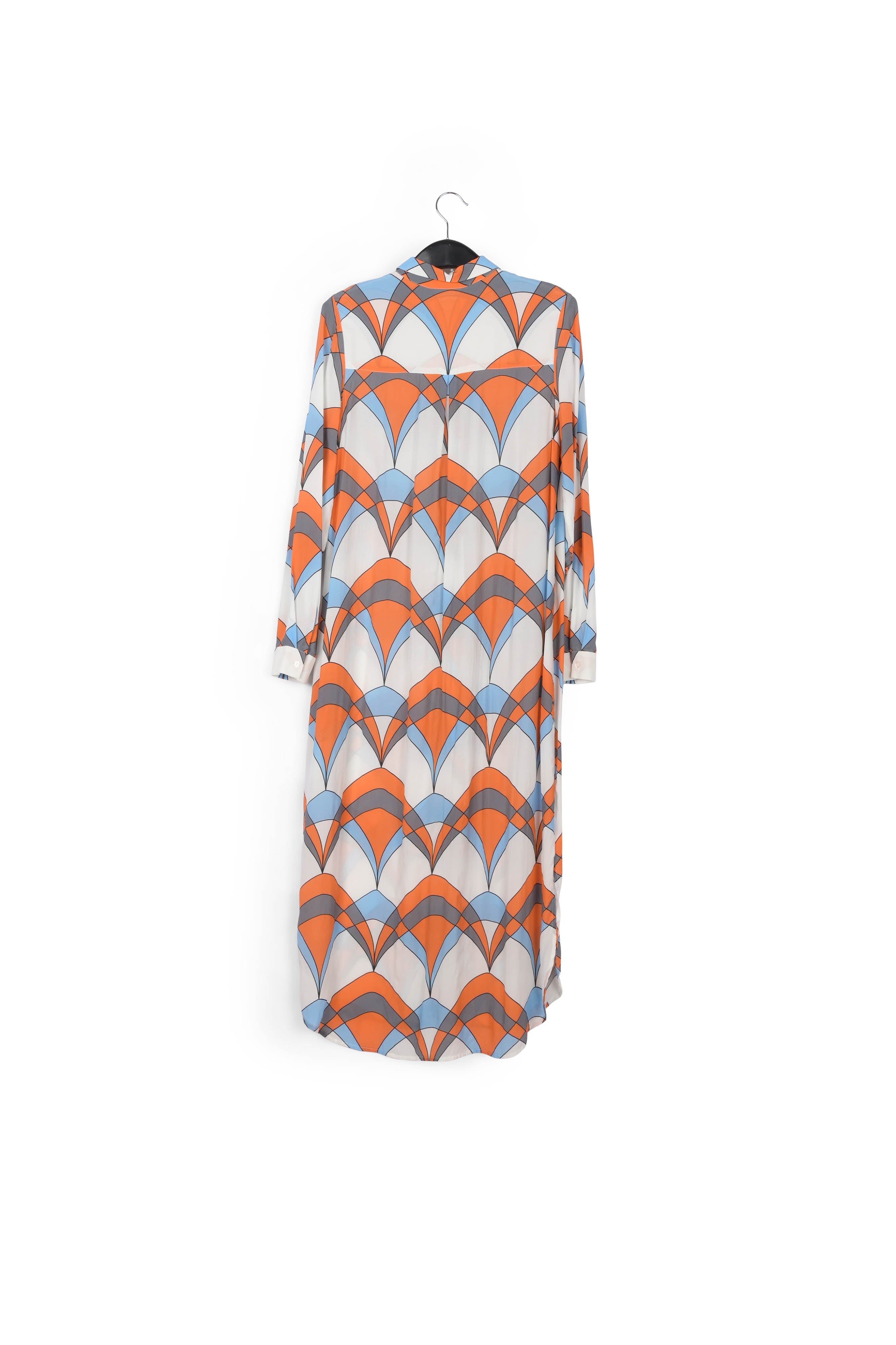 Off-white graphic print shirt dress RE—SSENTIEL | Essentiel second hand