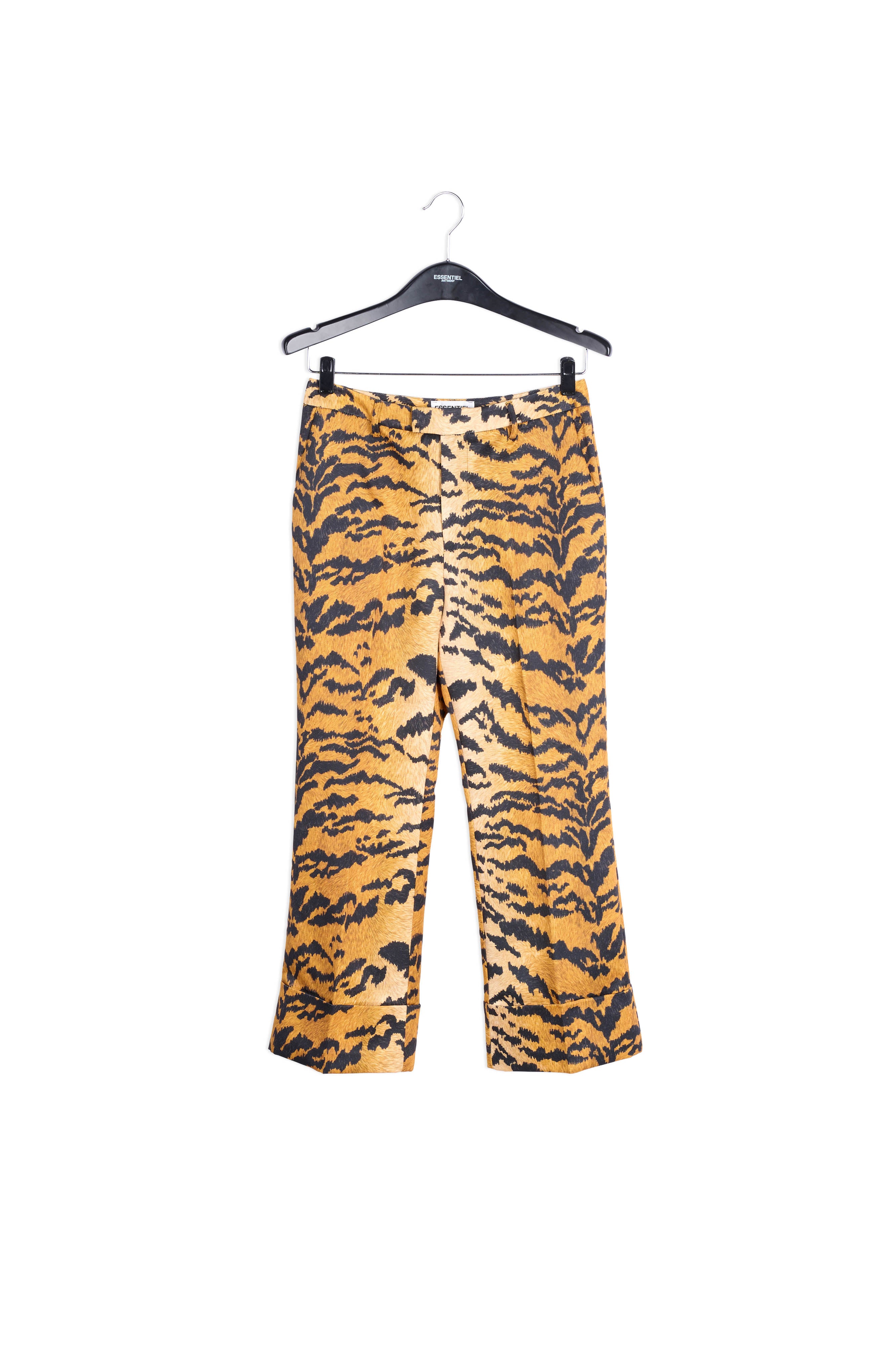 Pantalon tailleur à imprimé tigre RE—SSENTIEL | Essentiel second hand