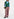 Dark green mélange sleeveless sweater with separate collar Faume - seconde main