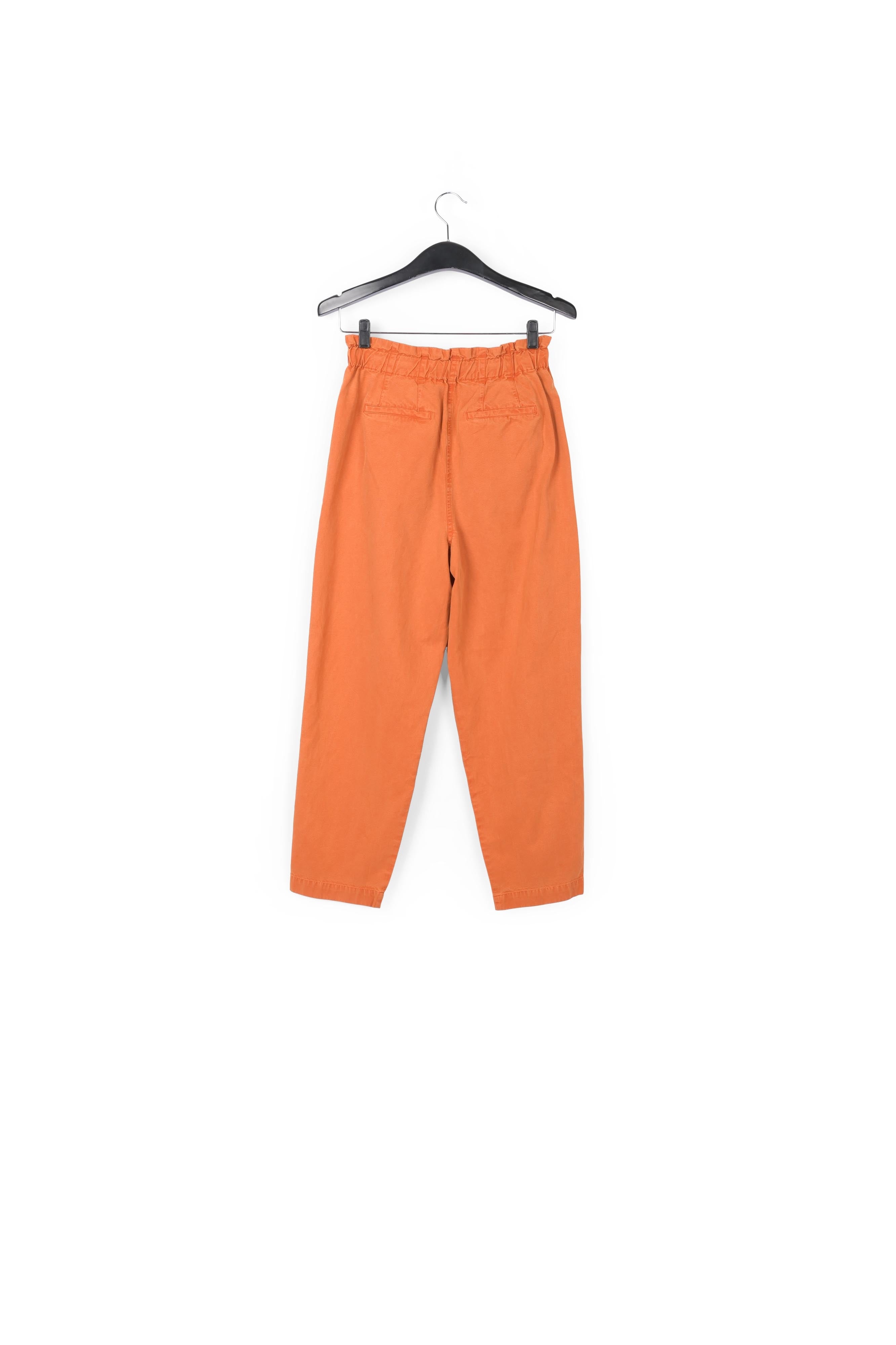 Orange cotton tapered pants RE—SSENTIEL | Essentiel second hand