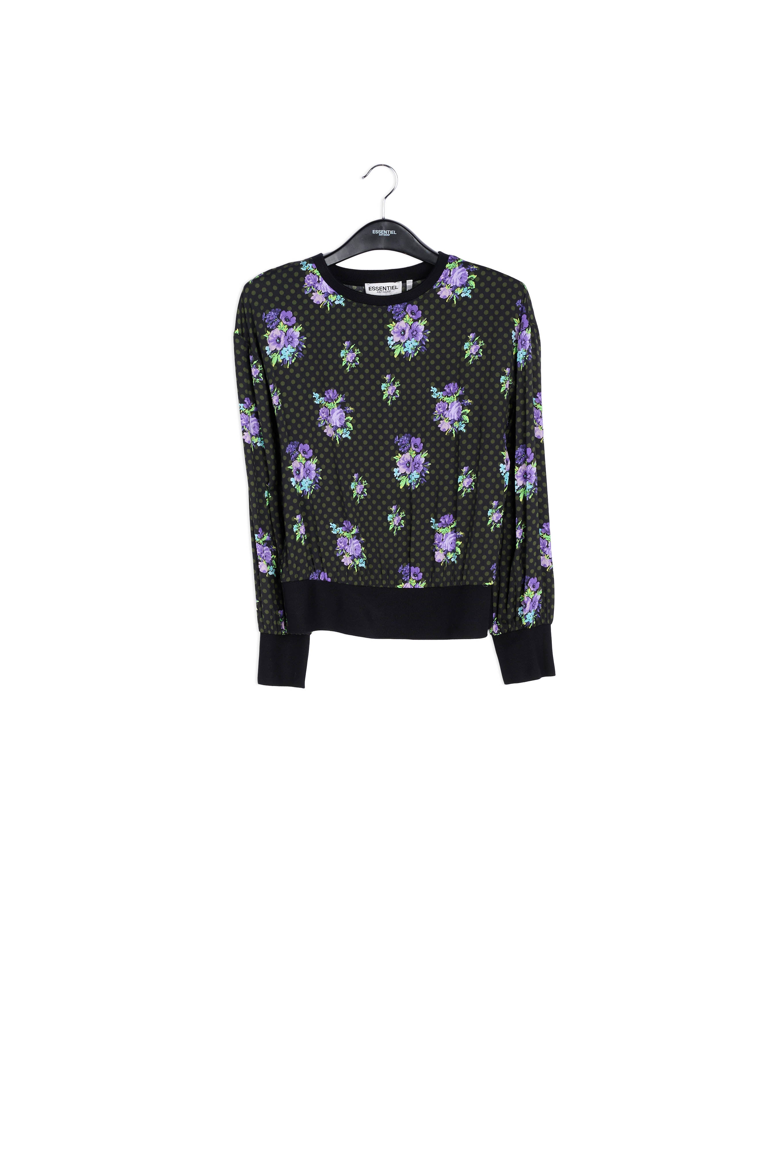 Top met stippen en bloemen RE—SSENTIEL | Essentiel second hand