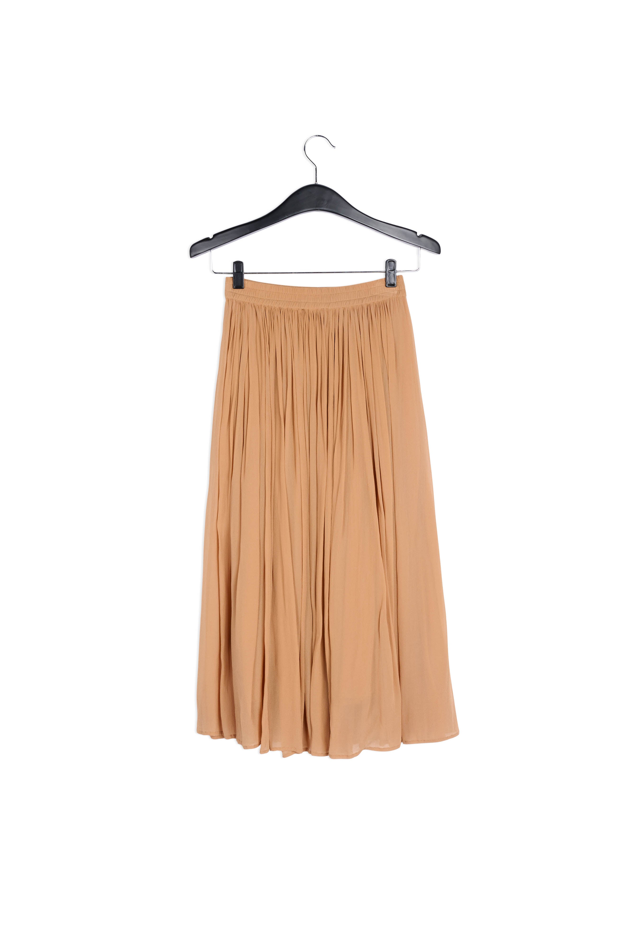 Tan maxi-lenght skirt RE—SSENTIEL | Essentiel second hand