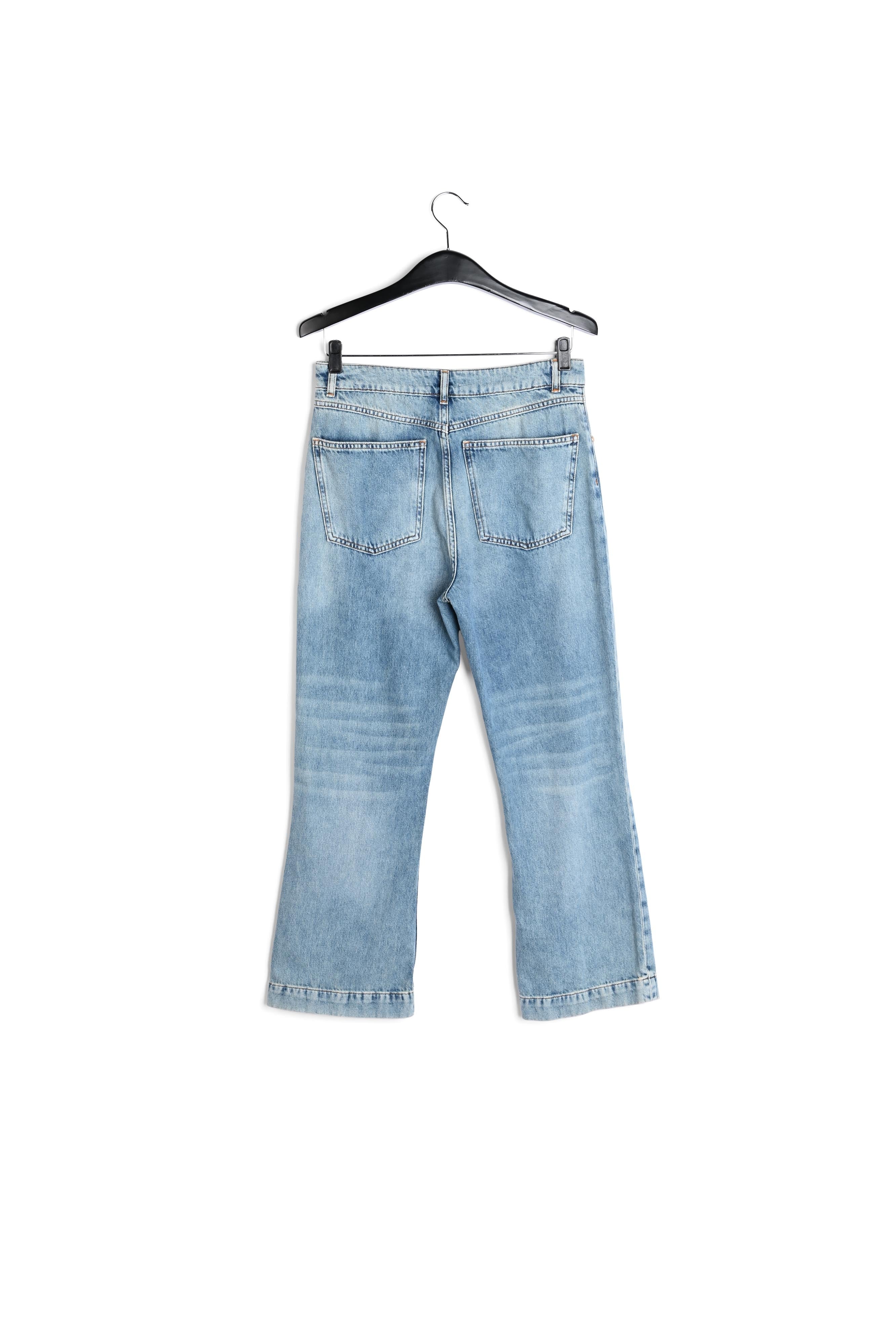 Blauwe jeans met hoge taille RE—SSENTIEL | Essentiel second hand