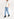 Light blue cotton-blend straight-leg pants Faume - seconde main