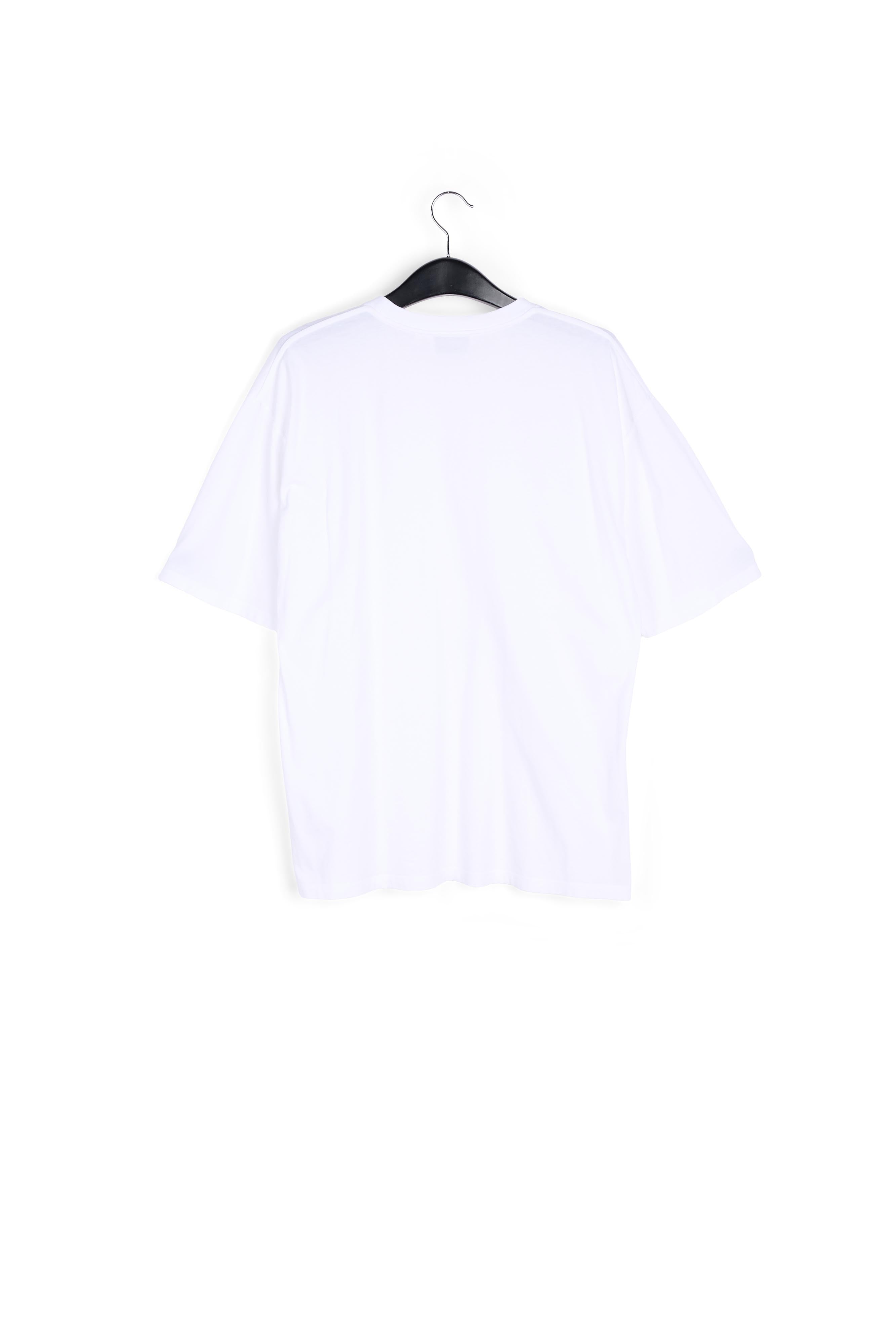 Off-white oversized organic cotton t-shirt RE—SSENTIEL | Essentiel second hand
