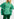 Teal slim-fit turtleneck top Faume - seconde main