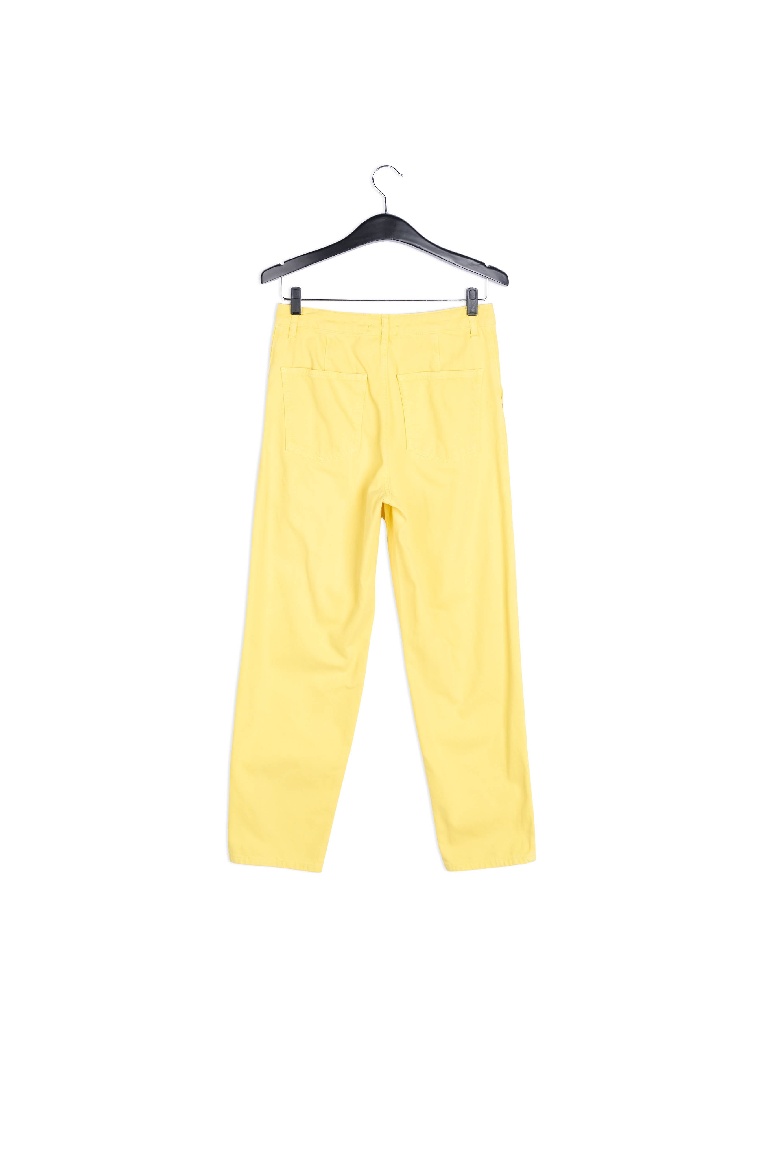 Yellow high-rise jeans RE—SSENTIEL | Essentiel second hand