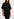 Black lurex short-sleeved sweater Faume - seconde main