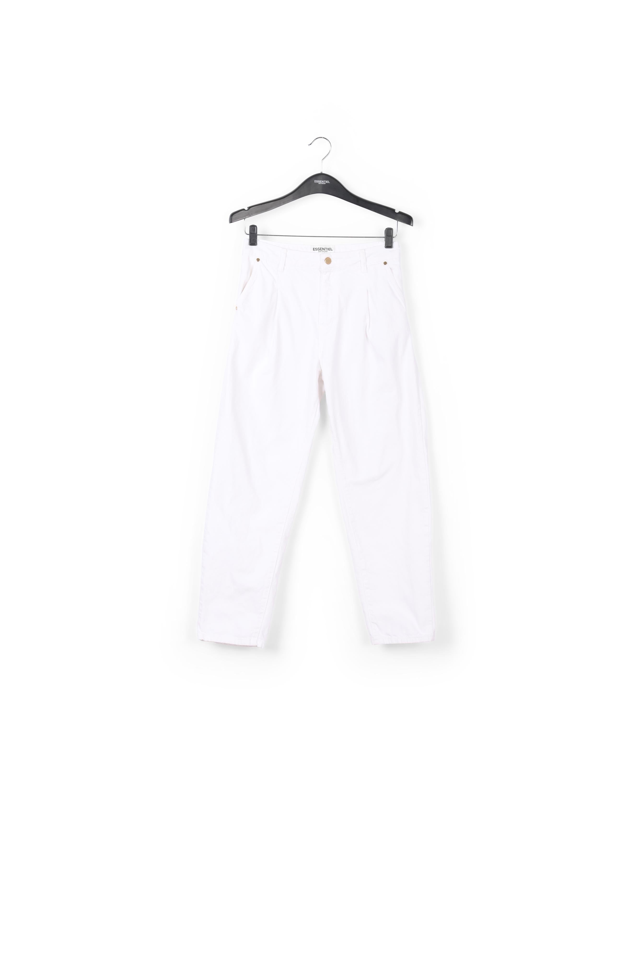 Off-white high-rise jeans RE—SSENTIEL | Essentiel second hand