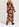Robe midi noire à imprimé floral Faume - seconde main