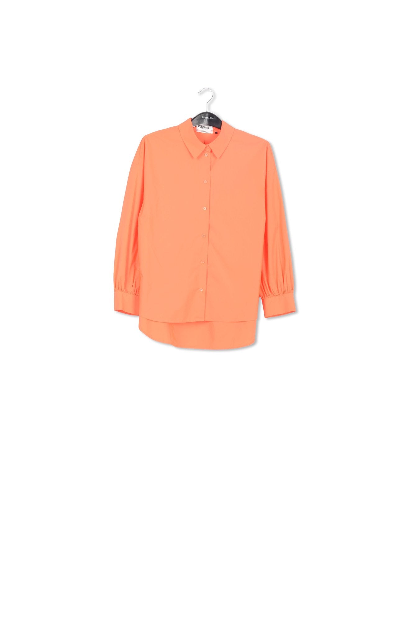 Orange puffed-sleeves shirt RE—SSENTIEL | Essentiel second hand
